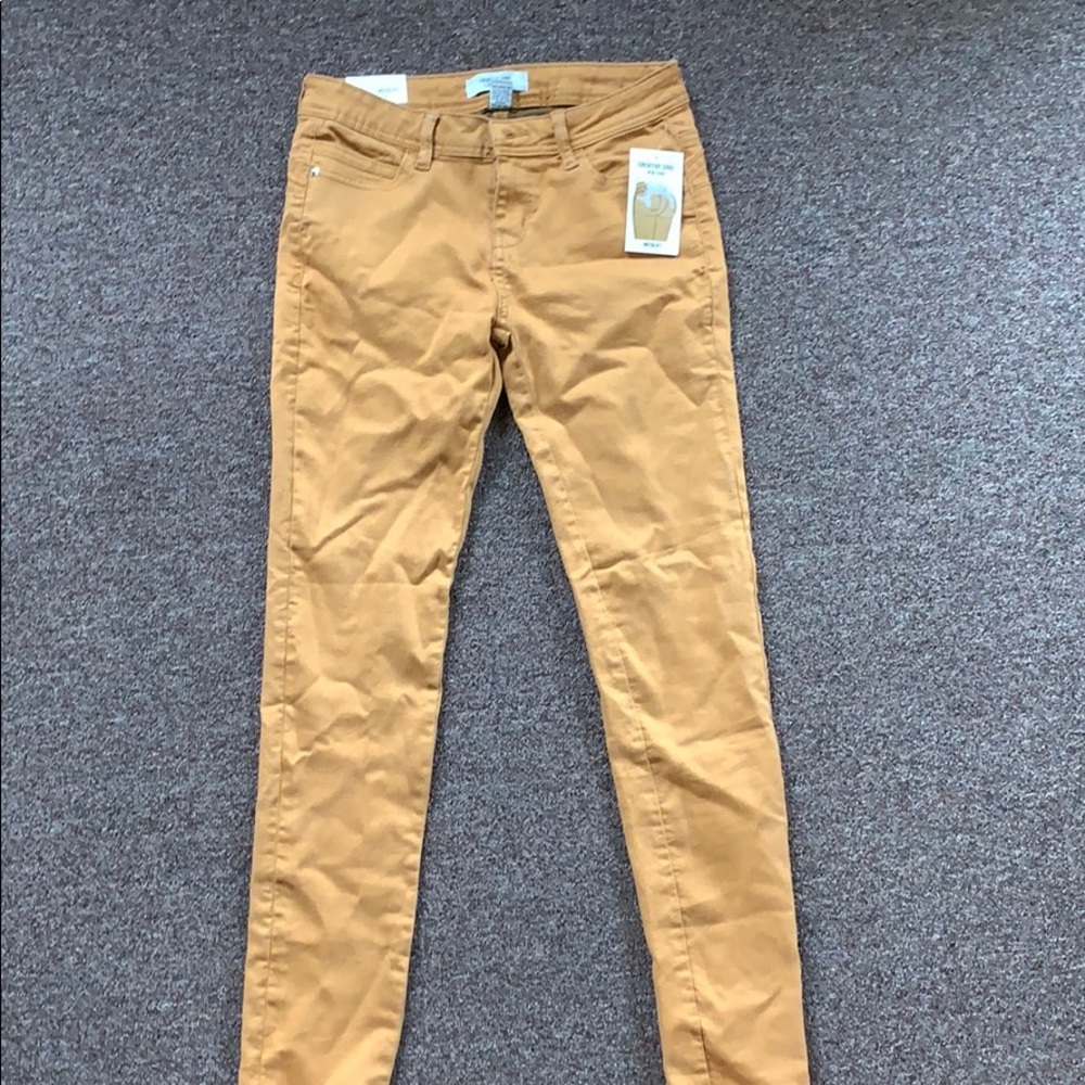 Mustard Gold Skinny Jeans